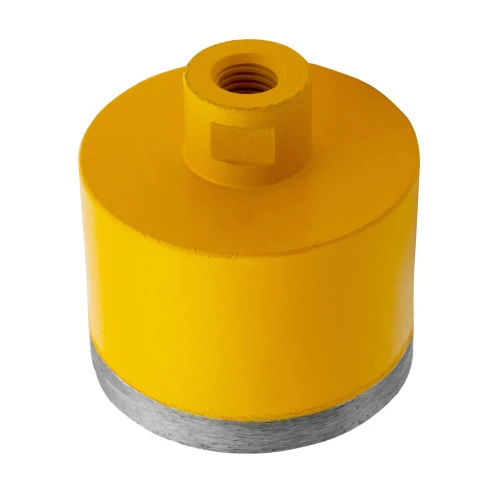 Сверло алмазное по керамограниту, 75 мм, мокрая резка, М14 Denzel