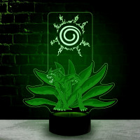 3D светильник  Курама Девятихвостый (Наруто)