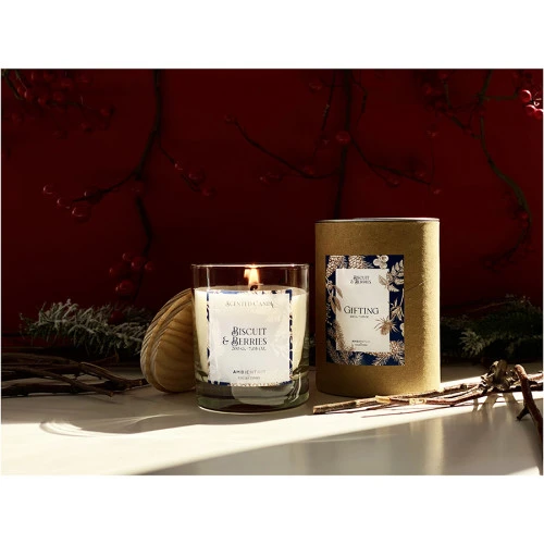 Свеча ароматическая gifting, bisquit&berries, 40 ч