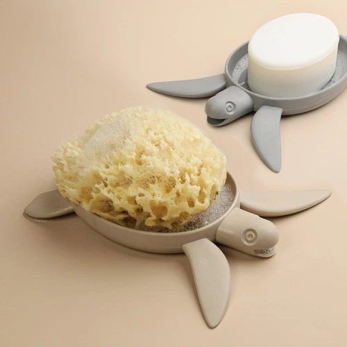 Мыльница turtle, коричневая