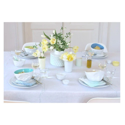 Чаша laughing, 500 мл, белая/лавандовая