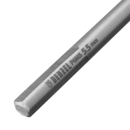 Сверло спиральное по металлу 5,5 х 139 мм, Р6М5, Golden Tip, удлиненное Denzel