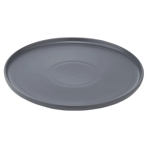 Набор из двух тарелок темно-серого цвета из коллекции essential, 25 см