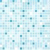 Панель ПВХ 0,3 мозаика Микс голубой