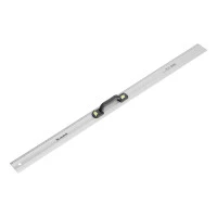 Линейка-уровень, 1000 мм, металлическая, пластмассовая ручка 2 глазка Matrix