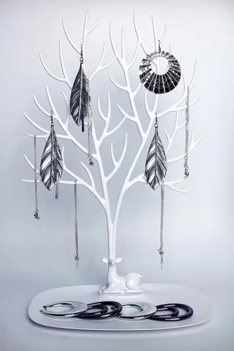 Дерево для украшений большое deer, белое