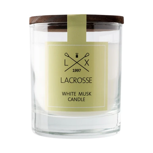 Свеча ароматическая lacrosse, white musk, 40 ч