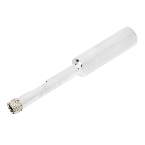 Сверло алмазное по керамограниту, 6 х 67 мм, трехгранный хвостовик, 2 шт Matrix