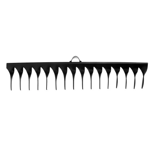 Грабли стальные, 420 мм, 16 витых зубьев, без черенка, Сибртех