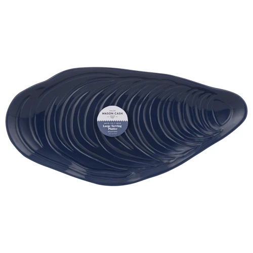 Блюдо сервировочное nautical, 20х41 см, синее