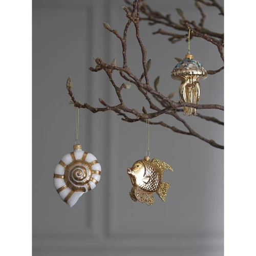 Набор ёлочных украшений sea life из коллекции new year essential, 3 шт.