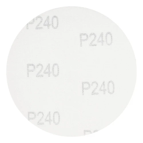 Круг абразивный на ворсовой подложке под "липучку", P 240, 125 мм, 10 шт Matrix