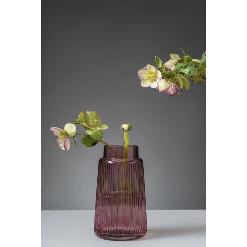 Ваза noemi, 19 см, бордовая