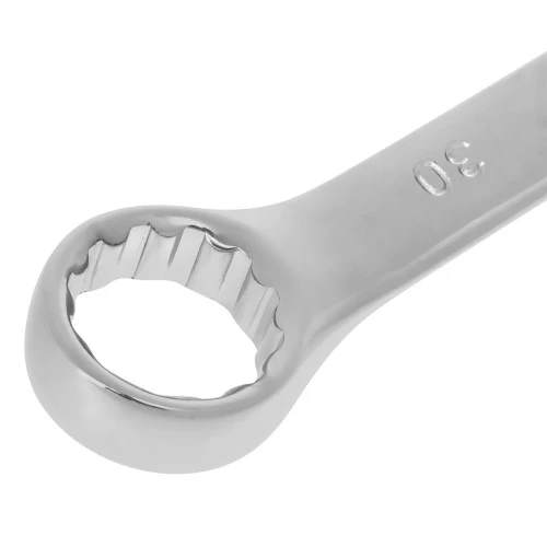 Ключ комбинированный, 30 мм, CrV, полированный хром Matrix