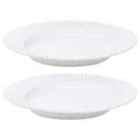 Набор из двух тарелок белого цвета из коллекции edge, 26 см
