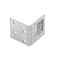 Крепежный уголок равносторонний 2 мм, KUR 40 x 40 x 40 мм Сибртех