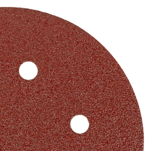 Круг абразивный на ворсовой подложке под "липучку", перфорированный, P 60, 150 мм, 5 шт Matrix