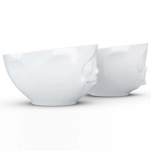 Набор чаш happy & oh please, 200 мл, белый, 2 шт.