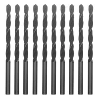 Сверло по металлу, 4.5 мм, быстрорежущая сталь, 10 шт, цилиндрический хвостовик Сибртех
