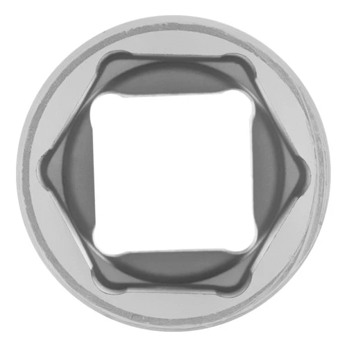 Головка торцевая, 19 мм, шестигранная, CrV, под квадрат 1/2 Stels