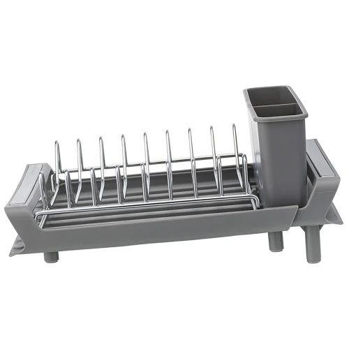 Сушилка для посуды atle раздвижная малая, серая