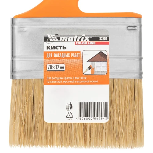 Кисть флейцевая "Фасад" Color Line  70 х 12 мм Matrix