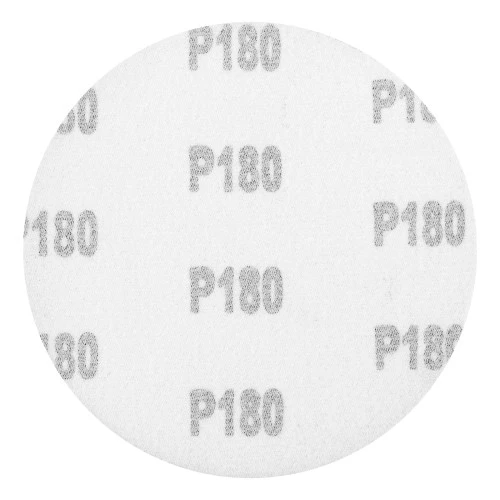 Круг абразивный на ворсовой подложке под "липучку", P 180, 125 мм, 10 шт Matrix
