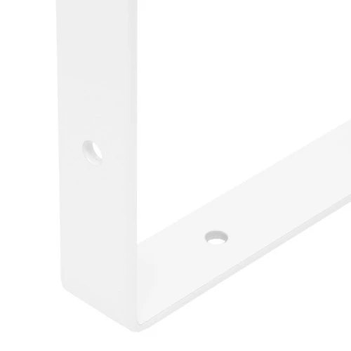 Кронштейн усиленный, 500 х 350 х 30 х 4 мм, белый Сибртех