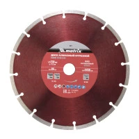 Диск алмазный, отрезной сегментный, 230 х 22.2 мм, сухая резка Matrix Professional