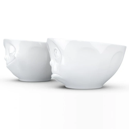 Набор чаш happy & oh please, 200 мл, белый, 2 шт.