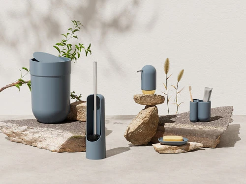 Диспенсер для мыла touch, 235 мл, синий