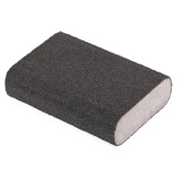 Губка для шлифования, 100 х 70 х 25 мм, овал, твердая, P 60 Matrix