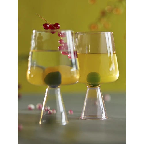 Бокал для вина orb, 400 мл, прозрачный/синий