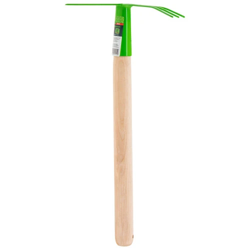 Мотыжка комбинированная, 75 х 380 мм, стальная, деревянная рукоятка, Агроном, Сибртех