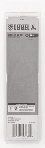 Набор бит, PH2x150 мм, 5 шт. Denzel