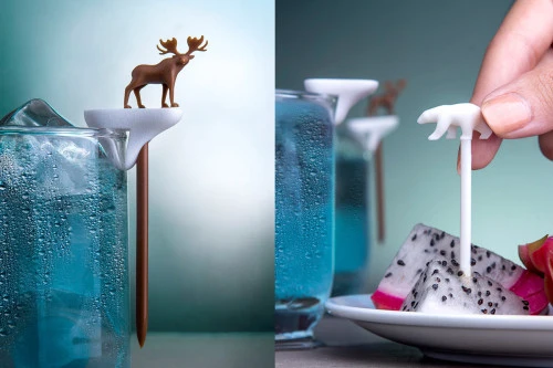 Набор шпажек-маркеров для бокалов cool animal