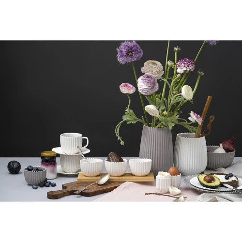 Набор из двух салатников темно-серого цвета из коллекции edge, 300 мл