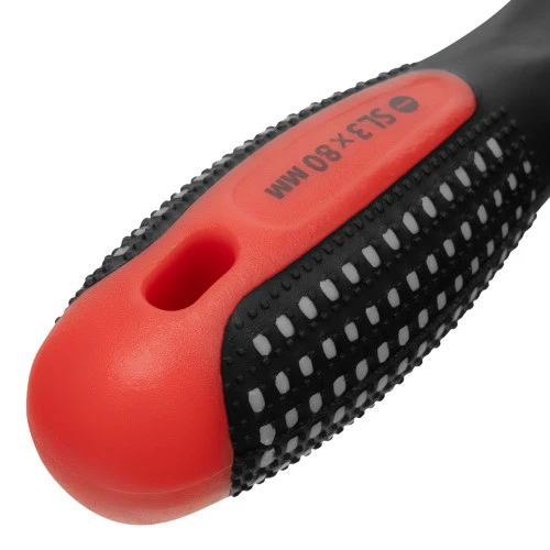 Отвертка Fusion, SL3 х 80 мм, CrV, трехкомпонентная рукоятка "Anti slip" Matrix