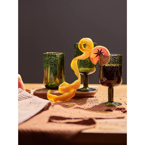 Набор стаканов flowi, 510 мл, темно-зеленые, 2 шт.