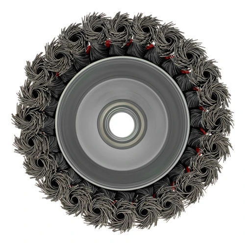 Щетка для УШМ, 100 мм, М14, "чашка", крученая проволока 0.5 мм Matrix