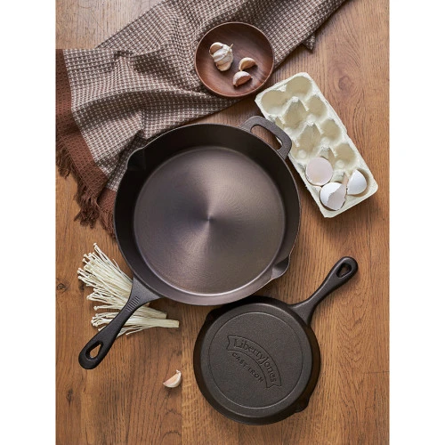 Сковорода чугунная brasen с масляной полировкой, D30 см