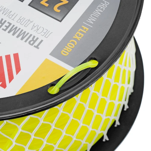 Леска для триммера звезда, 2,7мм х 202м, на DIN катушке FLEX CORD Denzel