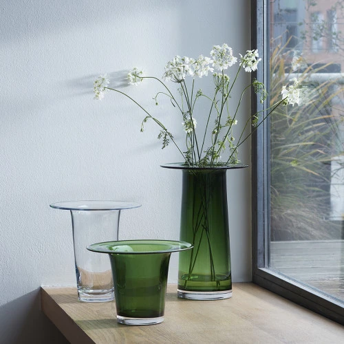 Ваза victoria, 26 см, прозрачная