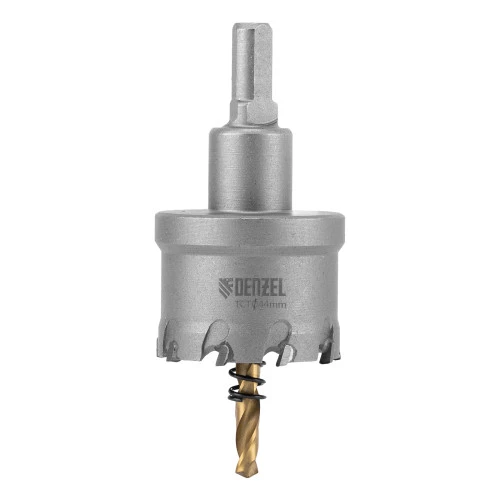 Коронка по металлу твердосплавная, 44 мм Denzel