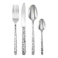 Набор столовых приборов fluid, серебристые, 16 пред.
