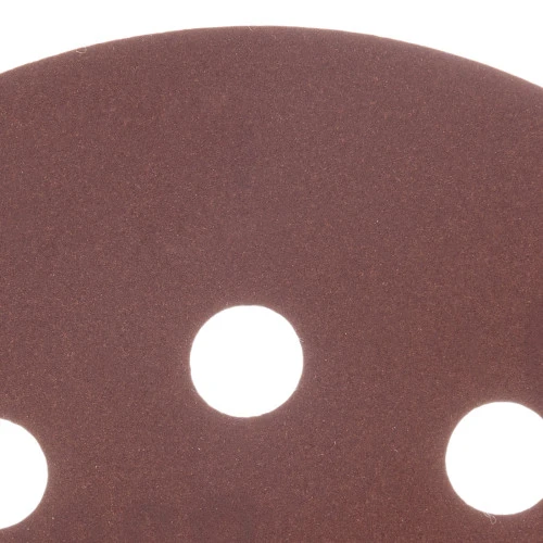 Круг абразивный на ворсовой подложке под "липучку", перфорированный, P 280, 125 мм, 5 шт Matrix
