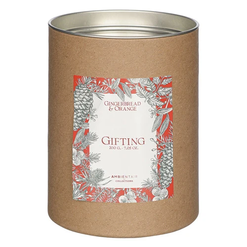 Свеча ароматическая gifting, gingerbread&orange (новая), 40 ч