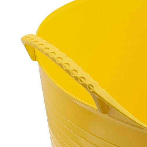 Ведро гибкое сверхпрочное, 40 л, желтое, Сибртех