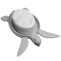 Мыльница turtle, серая