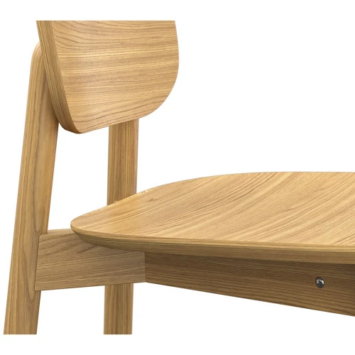 Стул полубарный saga, ясень